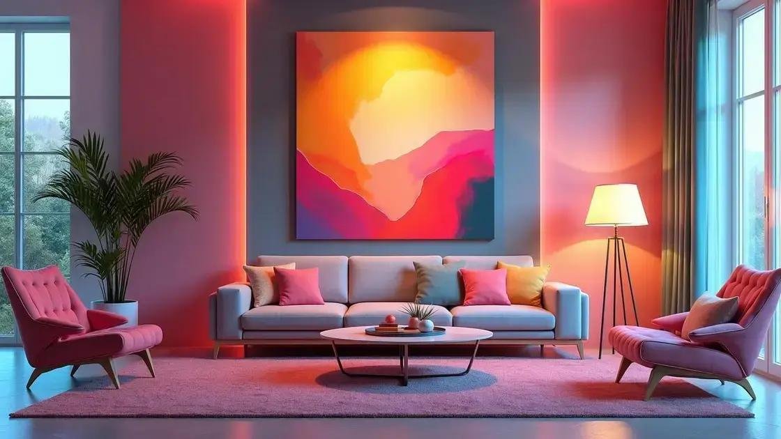 Arte Abstrata na Decoração: Como Incluir Obras que Inspiram e Transformam o Ambiente