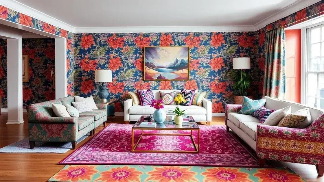 Combinação de Estampas: Ousadia e Harmonia na Decoração