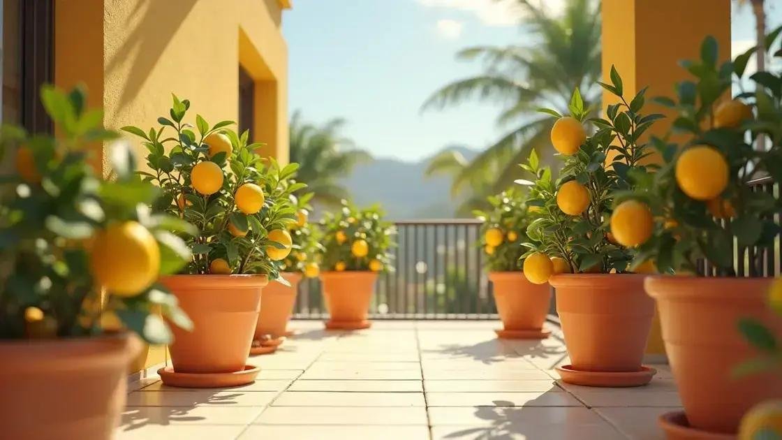 Cultivo de Cítricos em Vasos: Frutas Frescas na Varanda de Casa