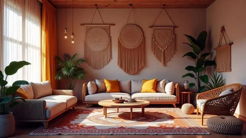 Decoração com Tapeçarias e Tecelagens: Texturas que Enchem o Ambiente de Personalidade