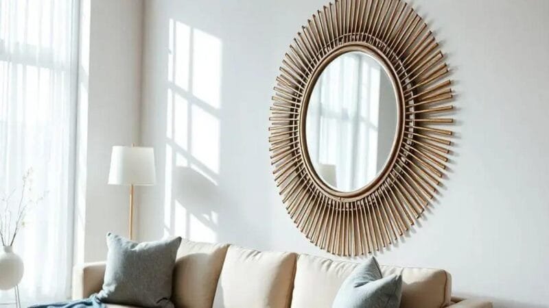 Espelhos Decorativos: Formas de Ampliar e Iluminar Ambientes