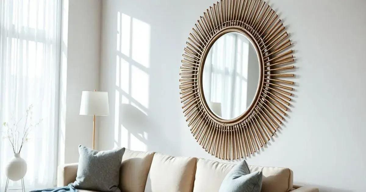 Espelhos Decorativos: Formas de Ampliar e Iluminar Ambientes