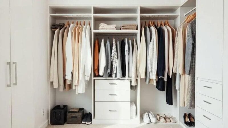 Guarda-Roupa Minimalista: Dicas para Economizar Espaço e Tempo