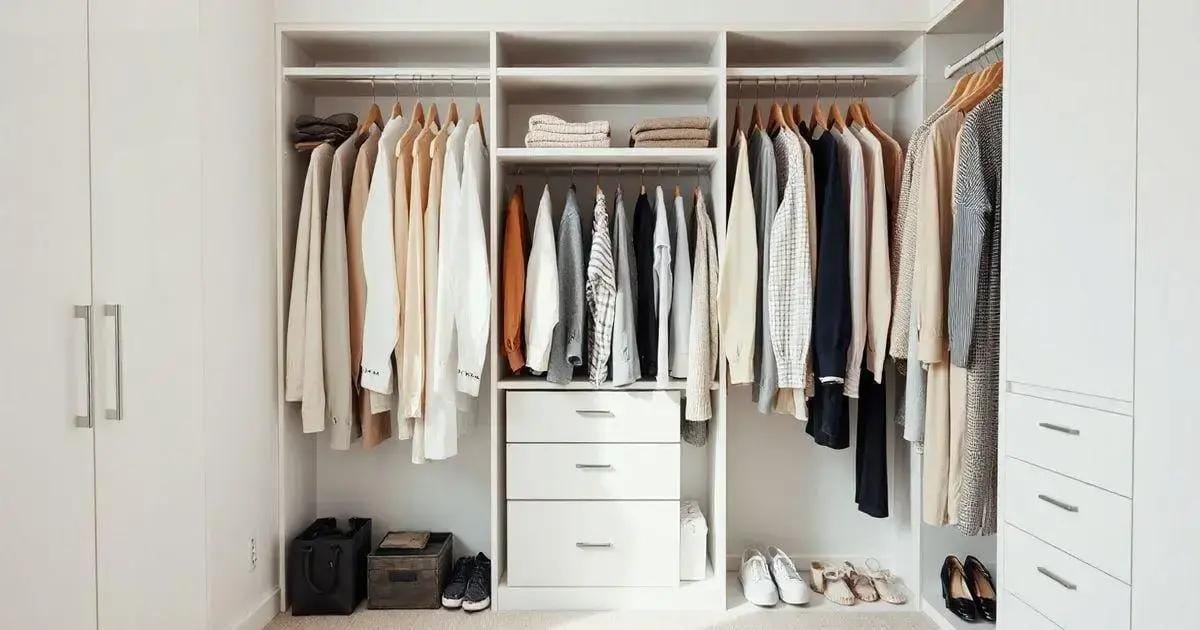 Guarda-Roupa Minimalista: Dicas para Economizar Espaço e Tempo