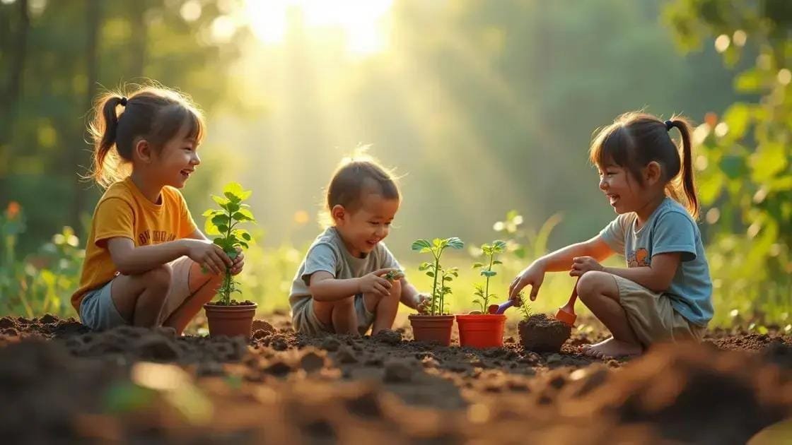 Jardinagem para Crianças: Aprendizado e Diversão no Quintal ou Apartamento