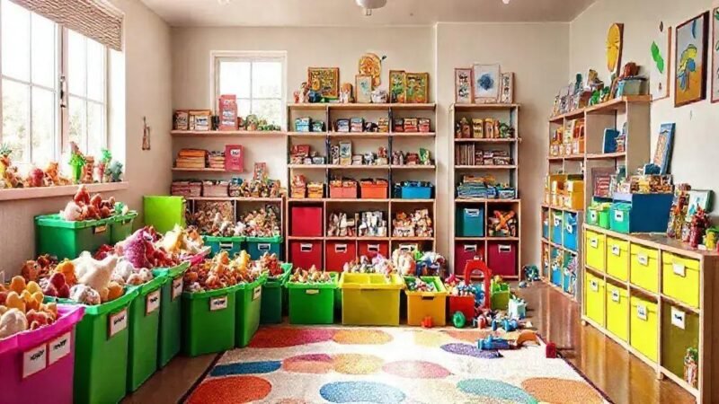 Organização de Brinquedos: Criando um Espaço Divertido e Arrumado