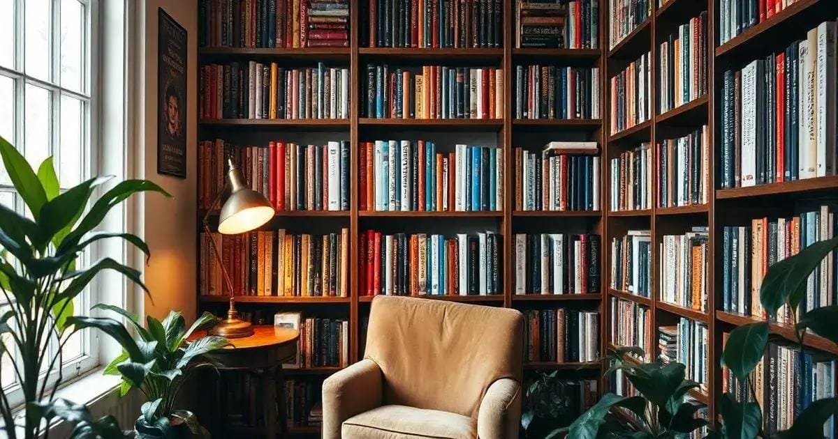 Organização de Livros: Criando uma Biblioteca Funcional e Atraente