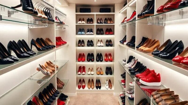 Organização de Sapatos: Praticidade e Conservação