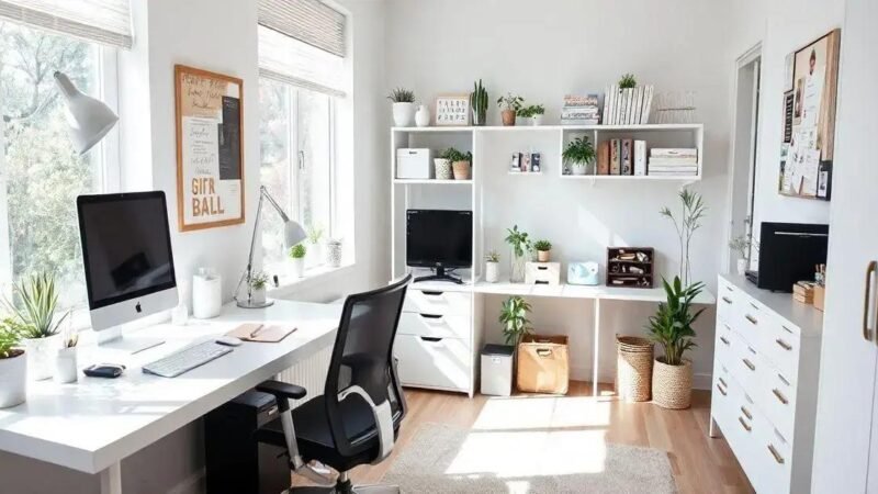 Organização do Escritório: Produtividade e Bem-Estar no Trabalho