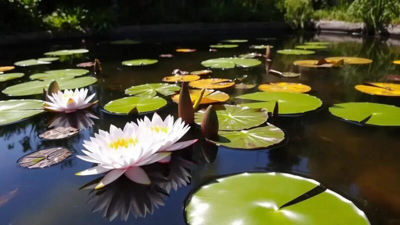 Plantas Aquáticas em Jardins: Beleza e Equilíbrio em Espelhos d’Água
