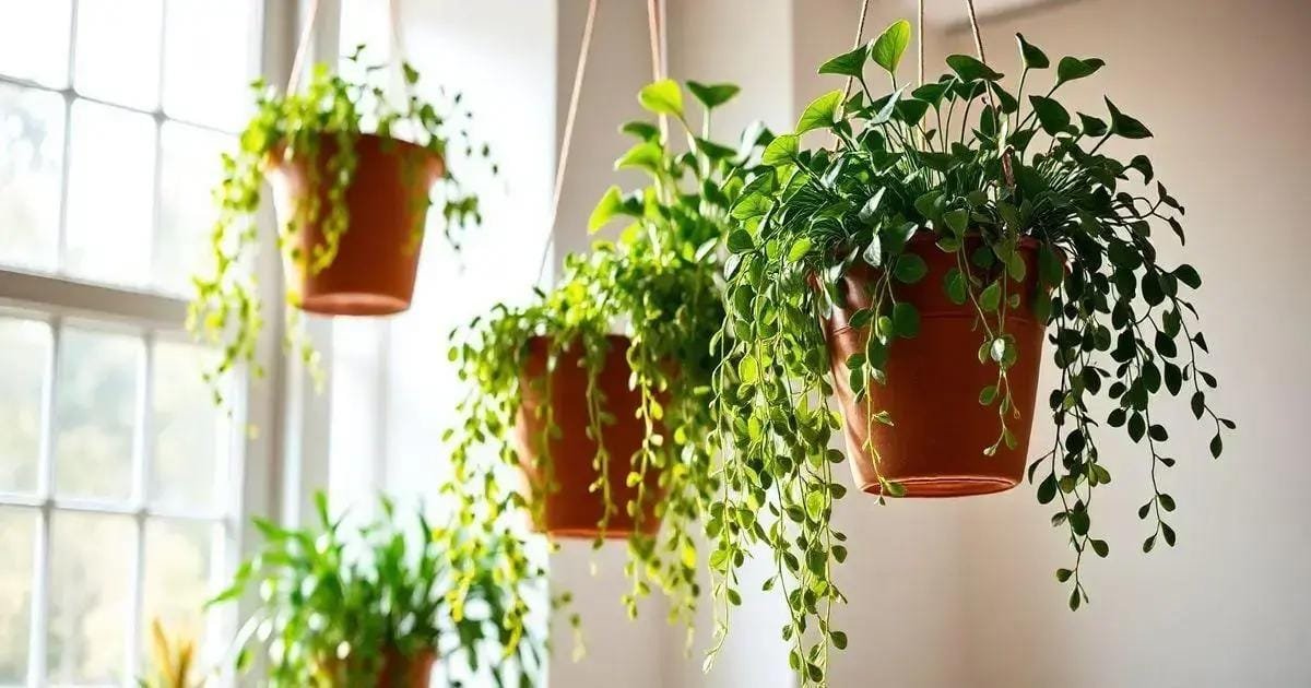 Plantas Pendentes: Truques para Criar Cortinas Verdes