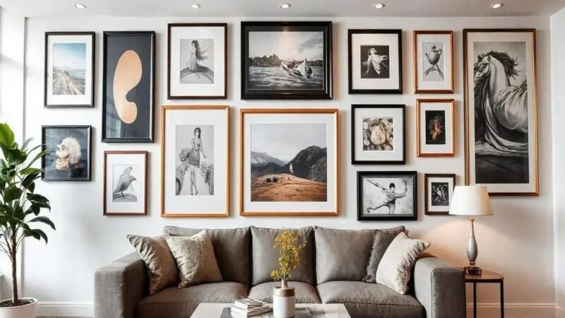 Quadros na Parede: Ideias para Compor uma Galeria Perfeita