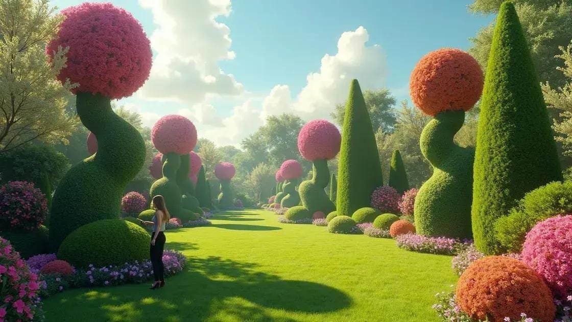 Topiaria: A Arte de Esculpir Plantas e Transformar o Jardim