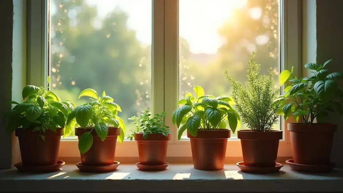 Mini-Horta de Temperos em Vaso: Sabor Fresco Mesmo em Pequenos Espaços