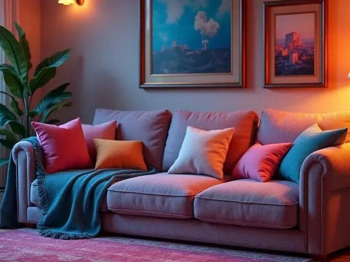 Mix de Almofadas e Mantas: Texturas e Conforto para a Sala