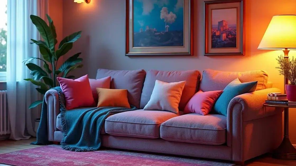 Mix de Almofadas e Mantas: Texturas e Conforto para a Sala