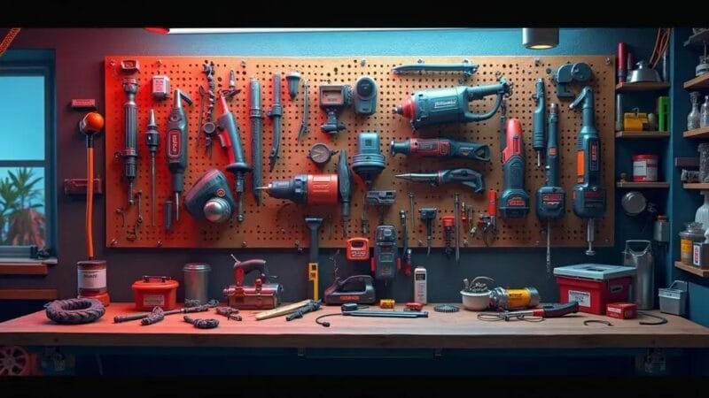 Organizar Ferramentas Elétricas: Mantenha Sua Oficina Segura e Funcional