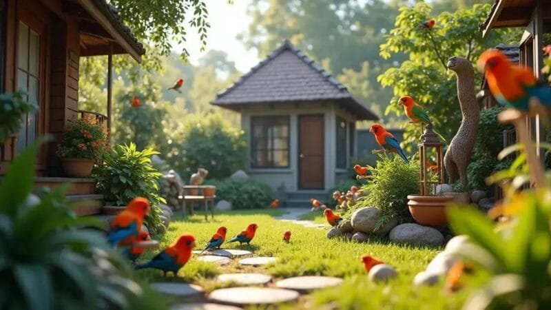 Viveiros para Aves Ornamentais: Um Jardim que Canta e Encanta